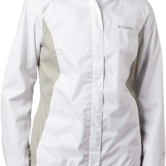 Columbia Women's Arcadia Ii Jacket S Color: White/Flint Grey - Picture 2 of 6